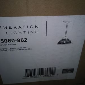 Hanging 2 light chandelier